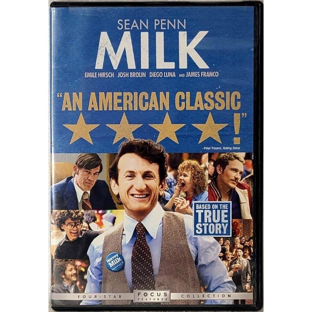 Milk (2008) DVD 2009 Universal Widescreen Biopic Sean Penn Josh Brolin